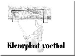 kleurplaat felix voetbal